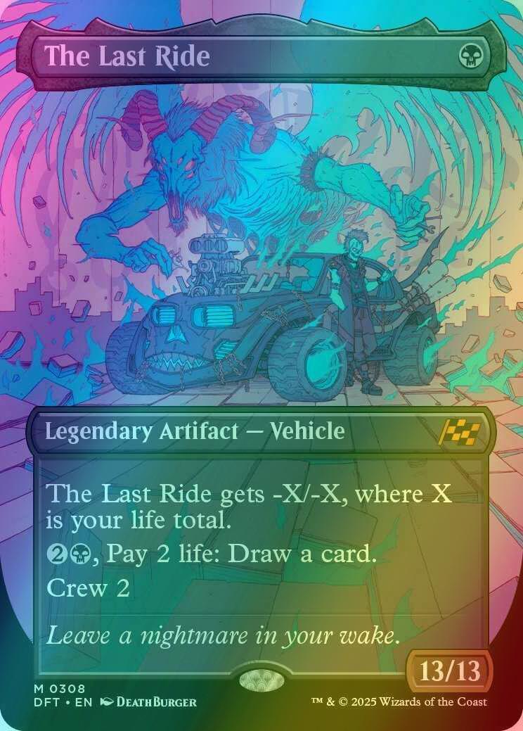 The Last Ride [308] [Borderless] [Revved Up] [Aetherdrift] [Foil]