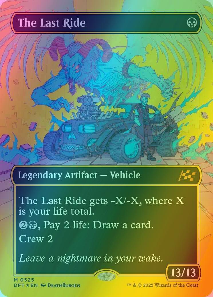 The Last Ride [525] [Borderless] [Revved Up] [Aetherdrift] [First-place Foil]