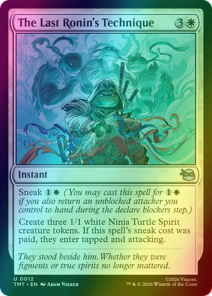 The Last Ronin's Technique [12] [Teenage Mutant Ninja Turtles] [Foil]