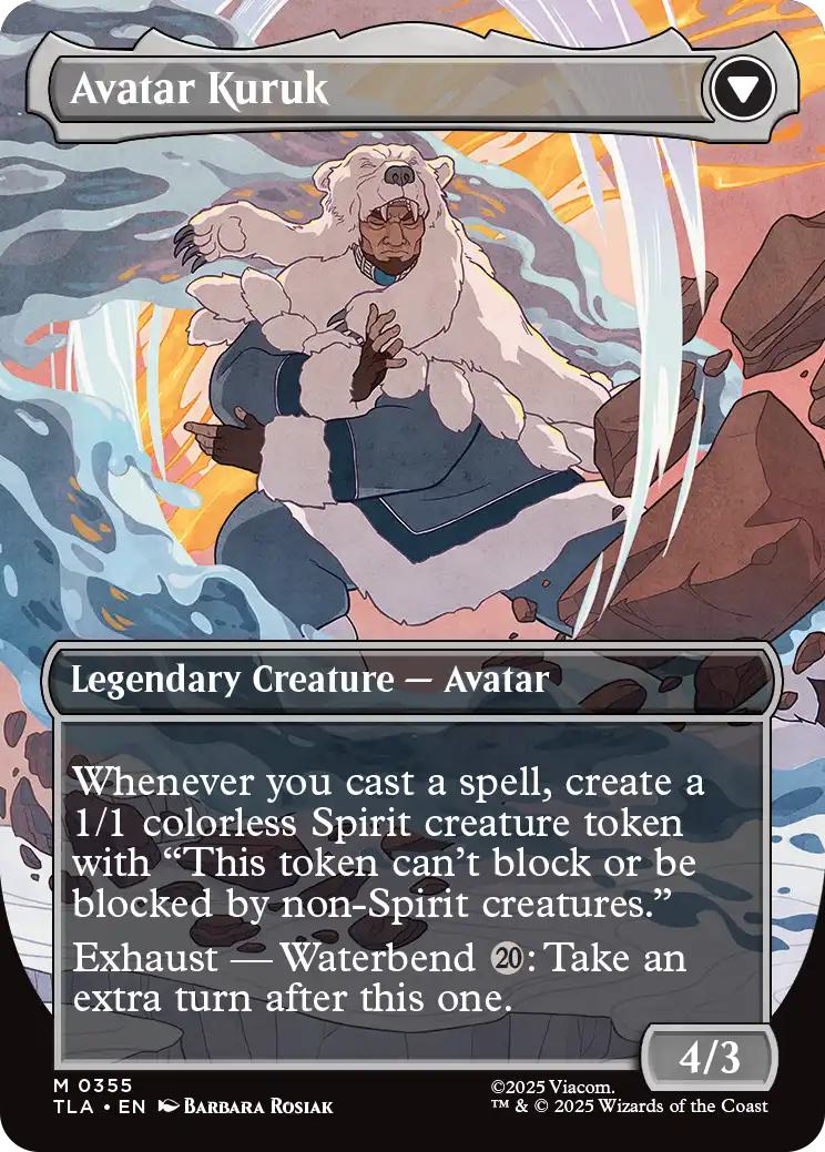 The Legend of Kuruk // Avatar Kuruk [355] [Borderless] [Avatar: The Last Airbender] [Non-Foil] - Image 2
