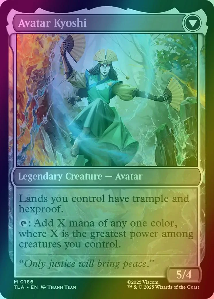 The Legend of Kyoshi // Avatar Kyoshi [186] [Avatar: The Last Airbender] [Foil] - Image 2