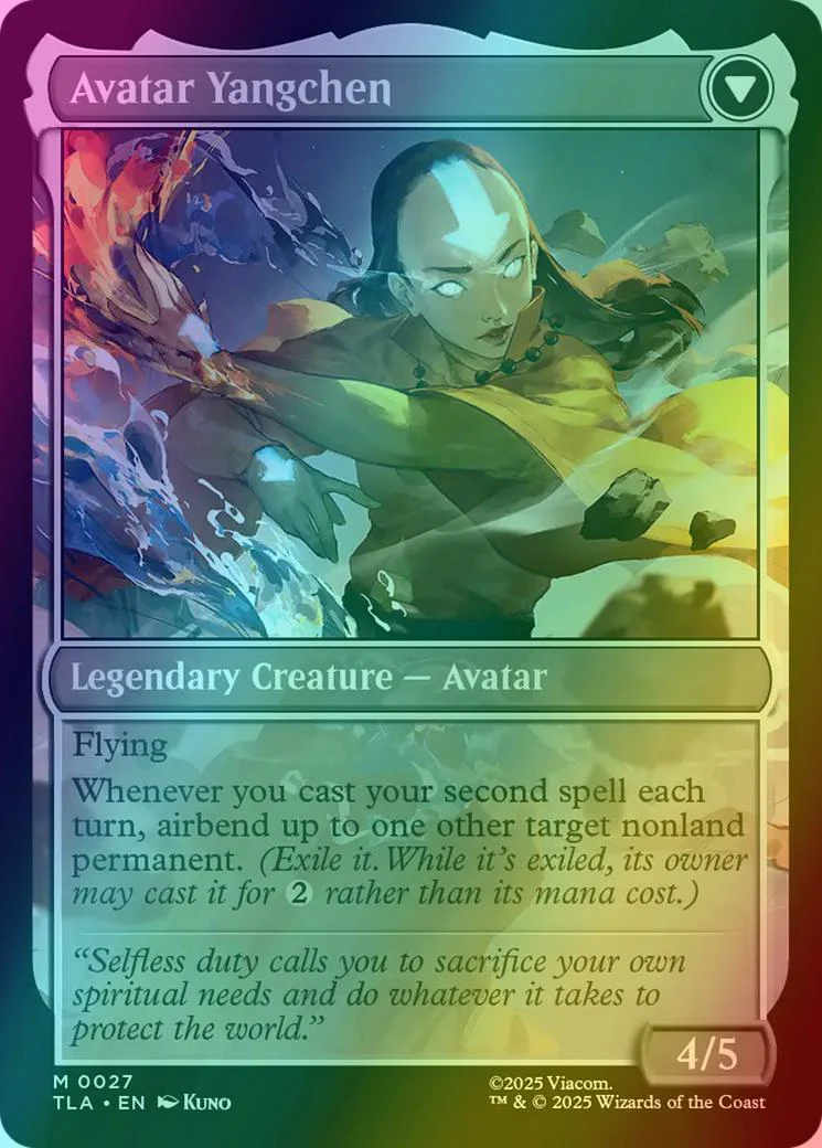 The Legend of Yangchen // Avatar Yangchen [27] [Avatar: The Last Airbender] [Foil] - Image 2