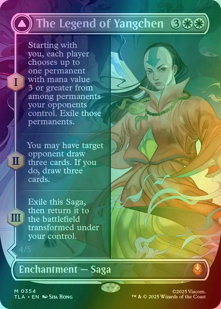 The Legend of Yangchen // Avatar Yangchen [354] [Borderless] [Avatar: The Last Airbender] [Foil]