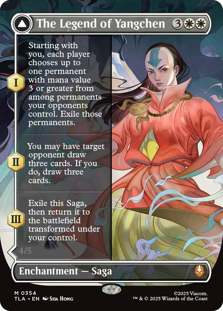 The Legend of Yangchen // Avatar Yangchen [354] [Borderless] [Avatar: The Last Airbender] [Non-Foil]
