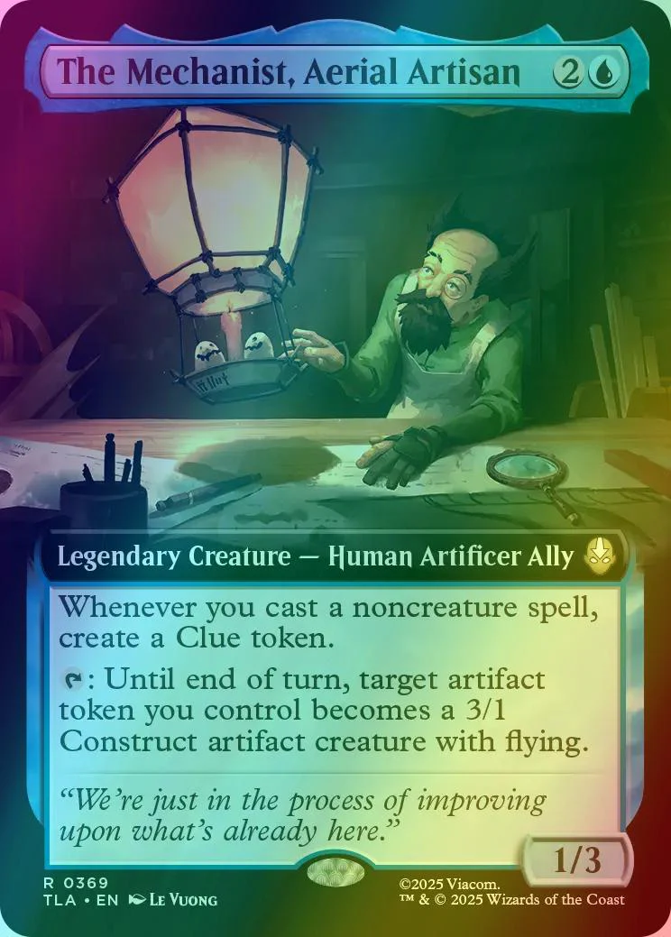 The Mechanist, Aerial Artisan [369] [Extended Art] [Avatar: The Last Airbender] [Foil]