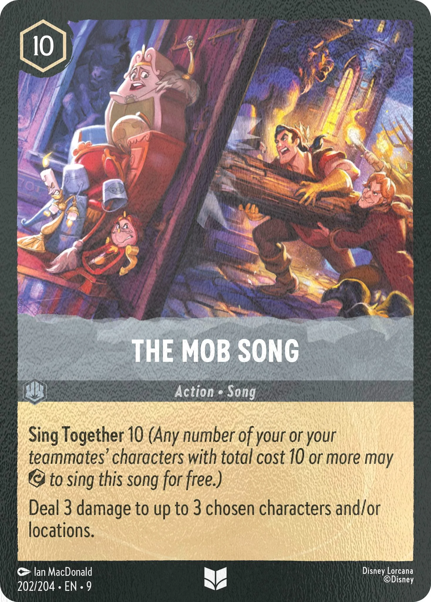 The Mob Song - 202/204 [Fabled] [Cold Foil]