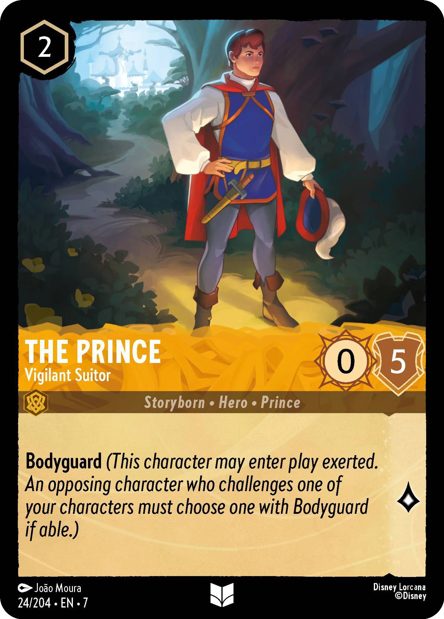 The Prince - Vigilant Suitor - 24/204 [Archazia's Island] [Non-Foil]