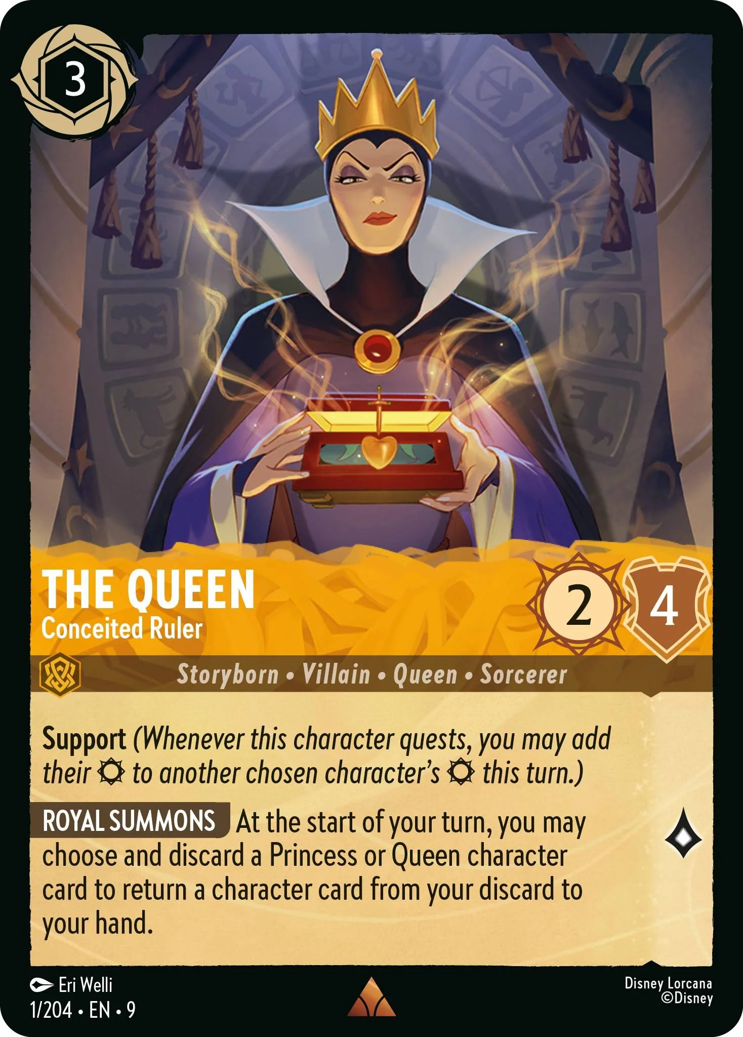 The Queen - Conceited Ruler - 1/204 [Fabled] [Non-Foil]