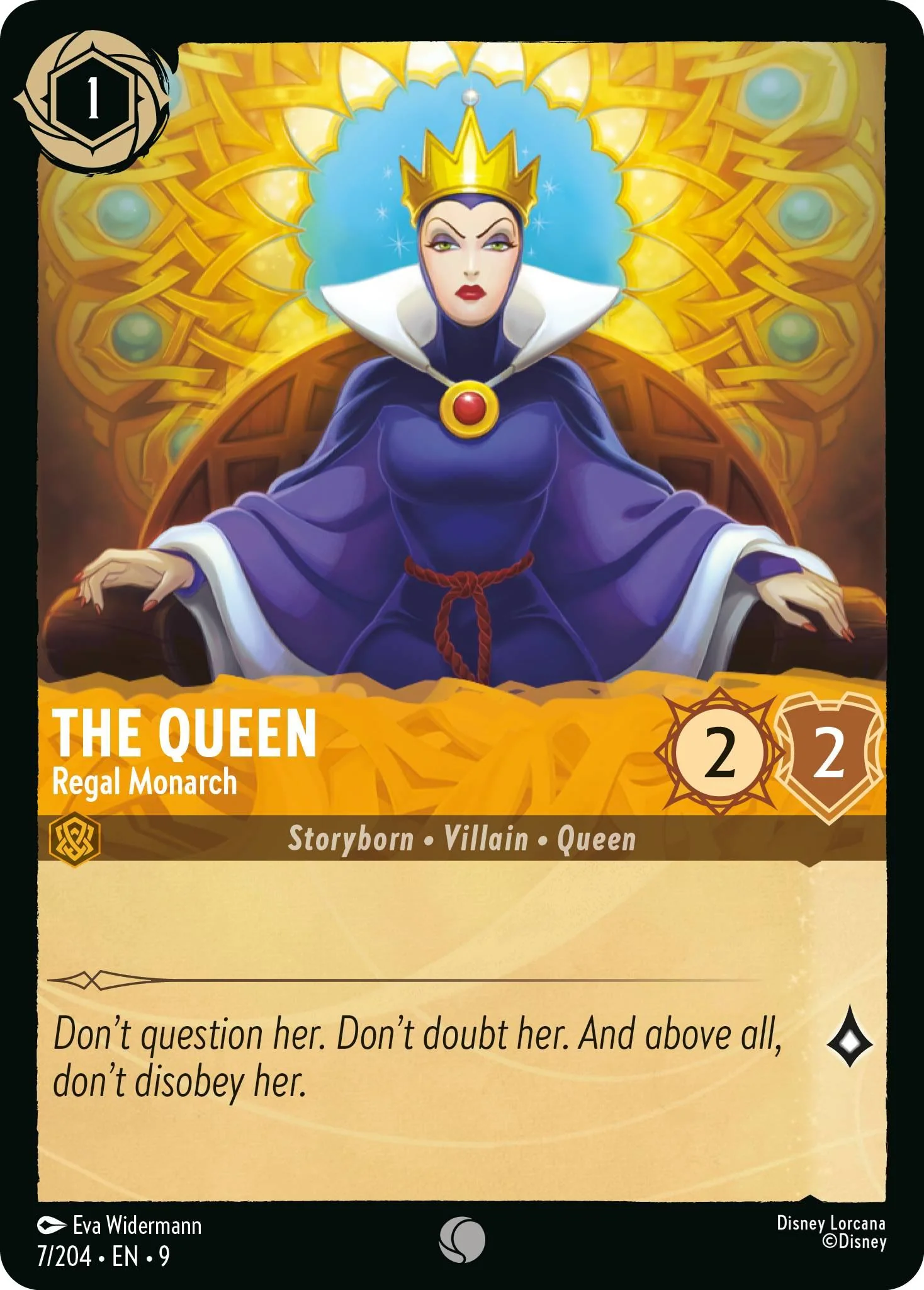 The Queen - Regal Monarch - 7/204 [Fabled] [Non-Foil]