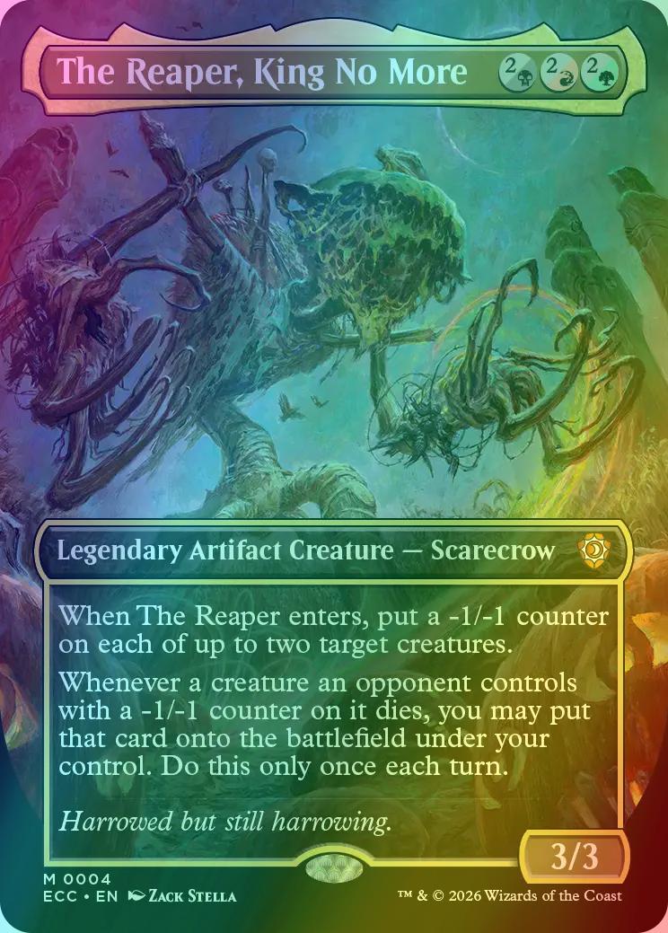 The Reaper, King No More [4] [Borderless] [Lorwyn Eclipsed: Commander] [Foil]