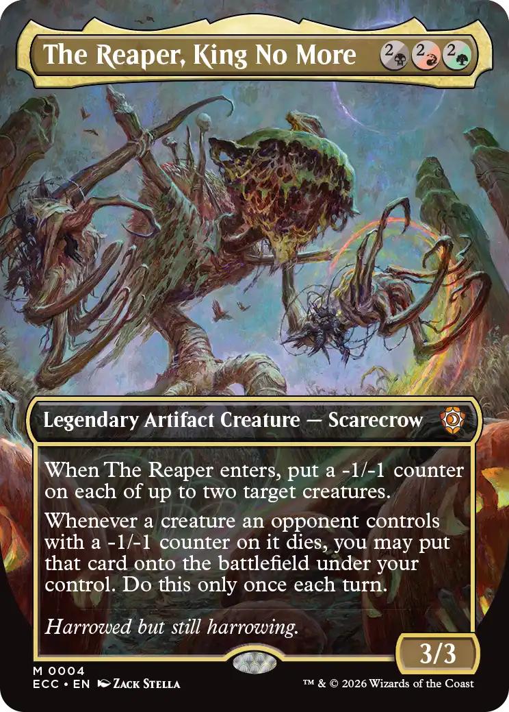 The Reaper, King No More [4] [Borderless] [Lorwyn Eclipsed: Commander] [Non-Foil]