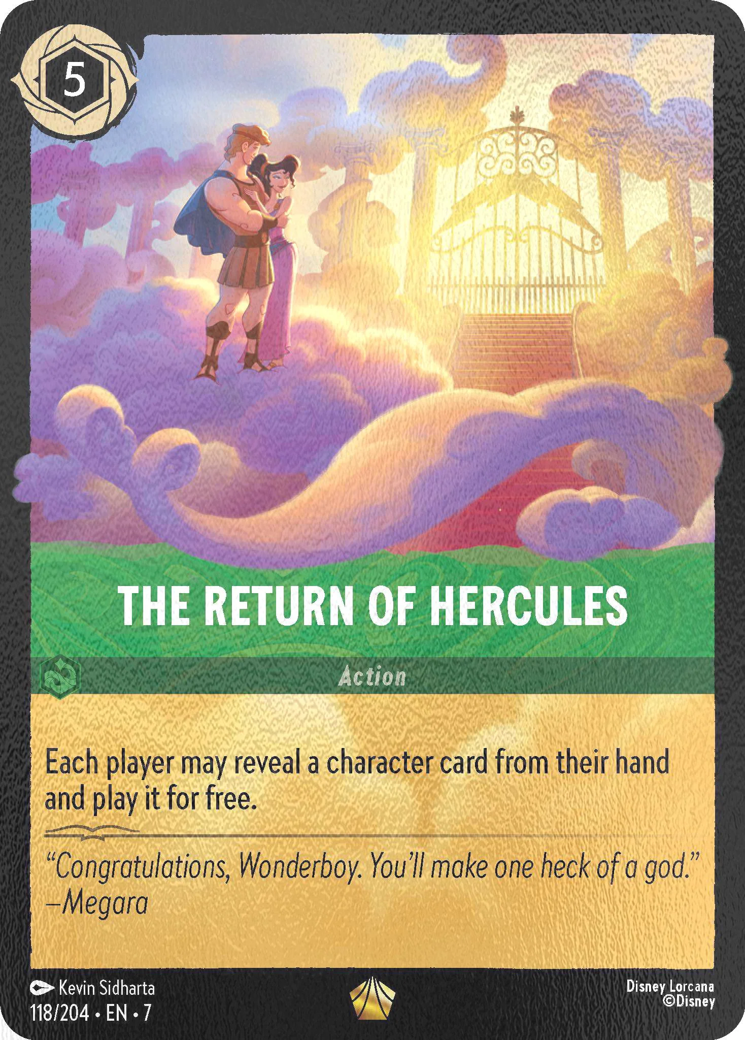 The Return of Hercules - 118/204 [Archazia's Island] [Cold Foil]