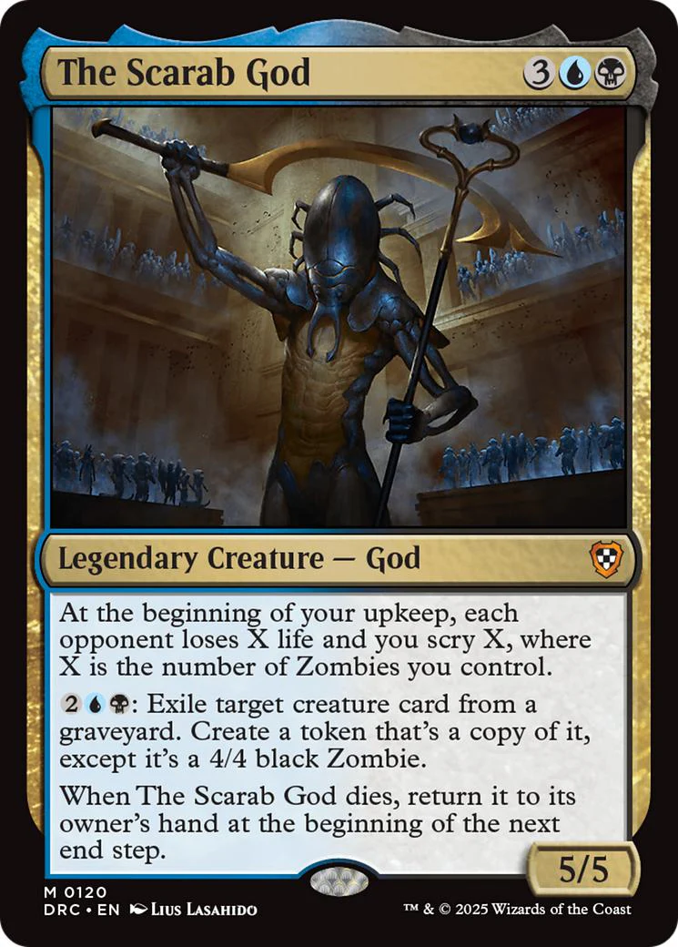 The Scarab God [120] [Aetherdrift: Commander] [Non-Foil]