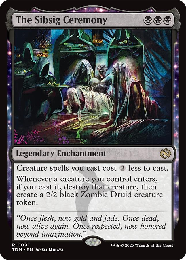 The Sibsig Ceremony [91] [Tarkir: Dragonstorm] [Non-Foil]