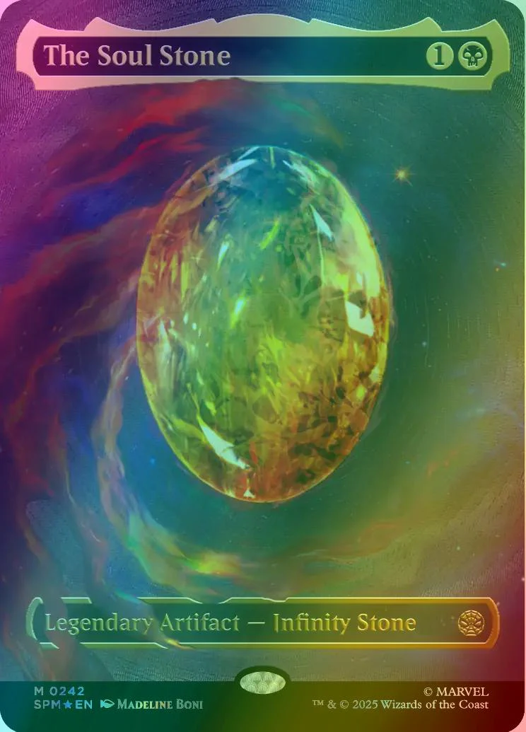 The Soul Stone [242] [Textless] [Headliner] [Marvel's Spider-Man] [Cosmic Foil]
