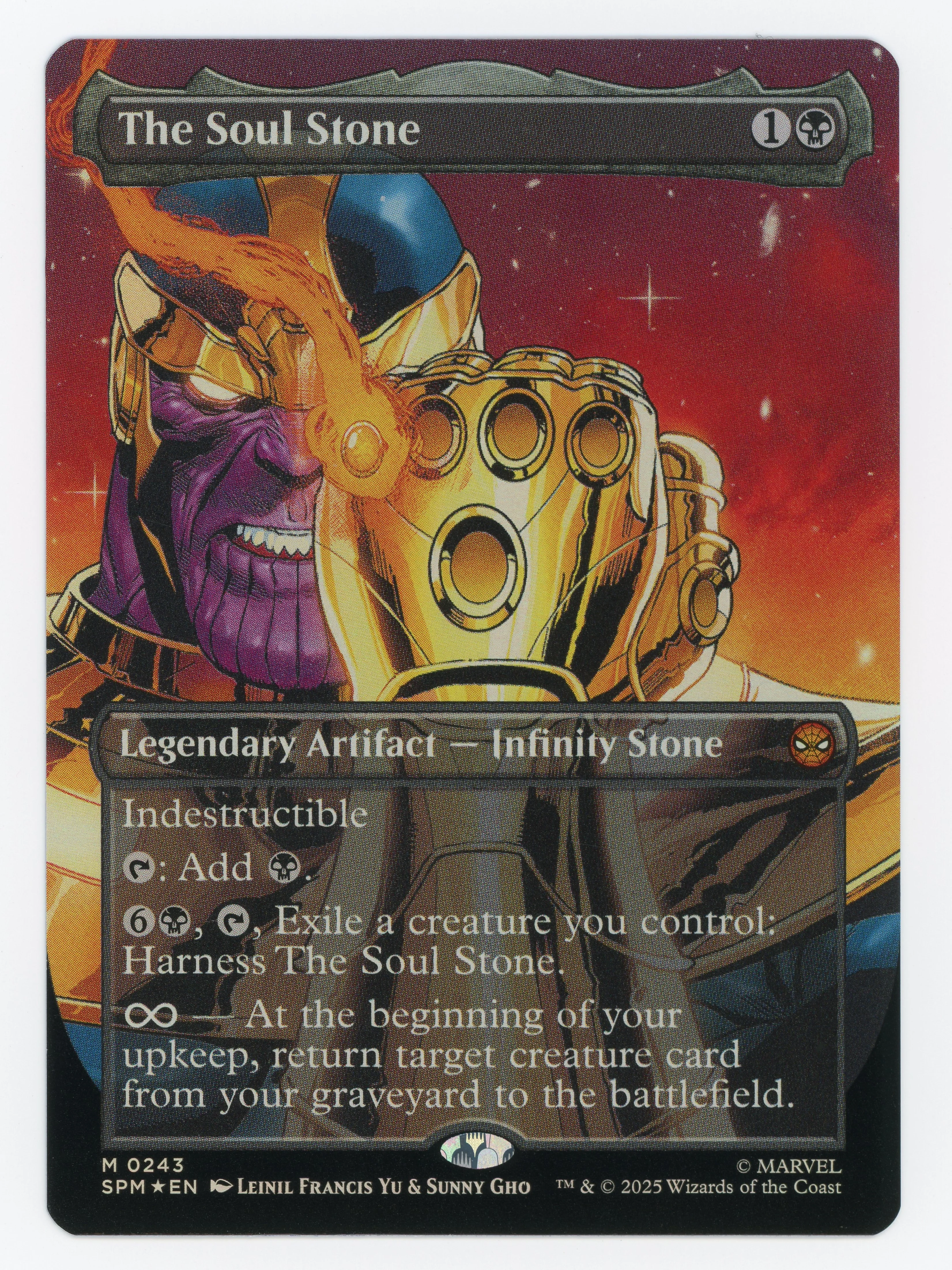 The Soul Stone - Borderless - Gauntlet - Foil - Scan 15312