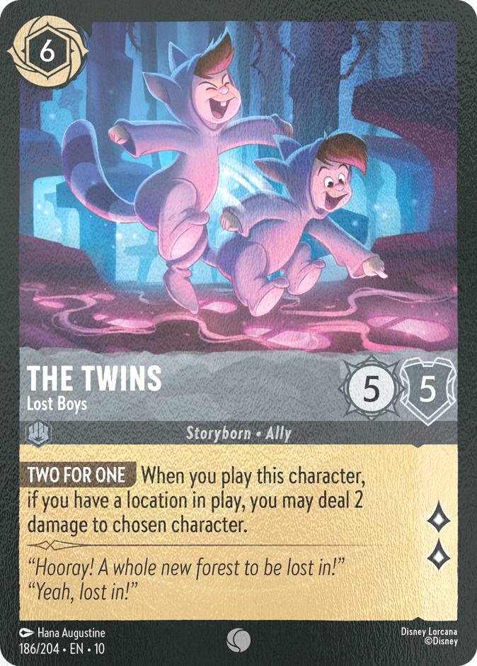 The Twins - Lost Boys - 186/204 [Whispers in the Well] [Cold Foil]