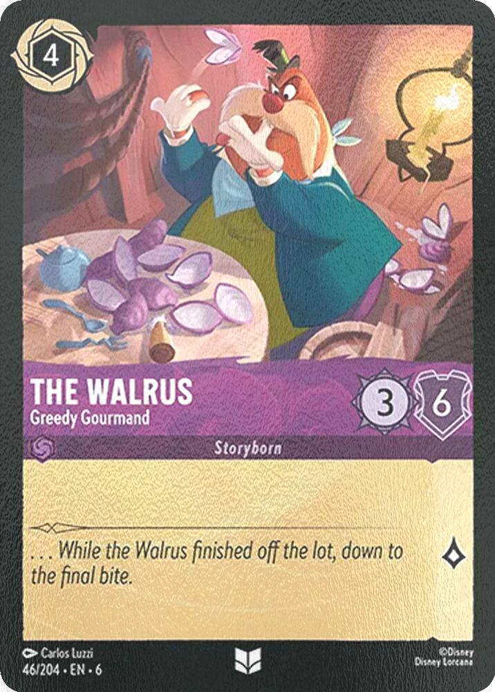 The Walrus - Greedy Gourmand - 46/204 [Azurite Sea] [Cold Foil]