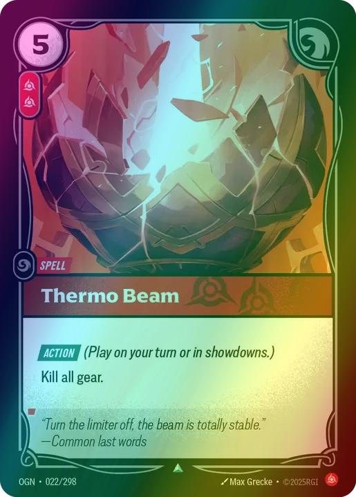 Thermo Beam - 022/298 [Origins] [Foil]