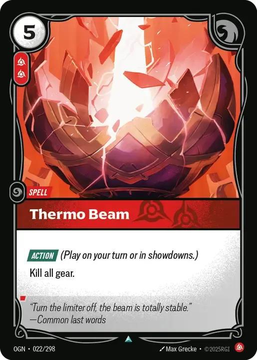 Thermo Beam - 022/298 [Origins] [Non-Foil]