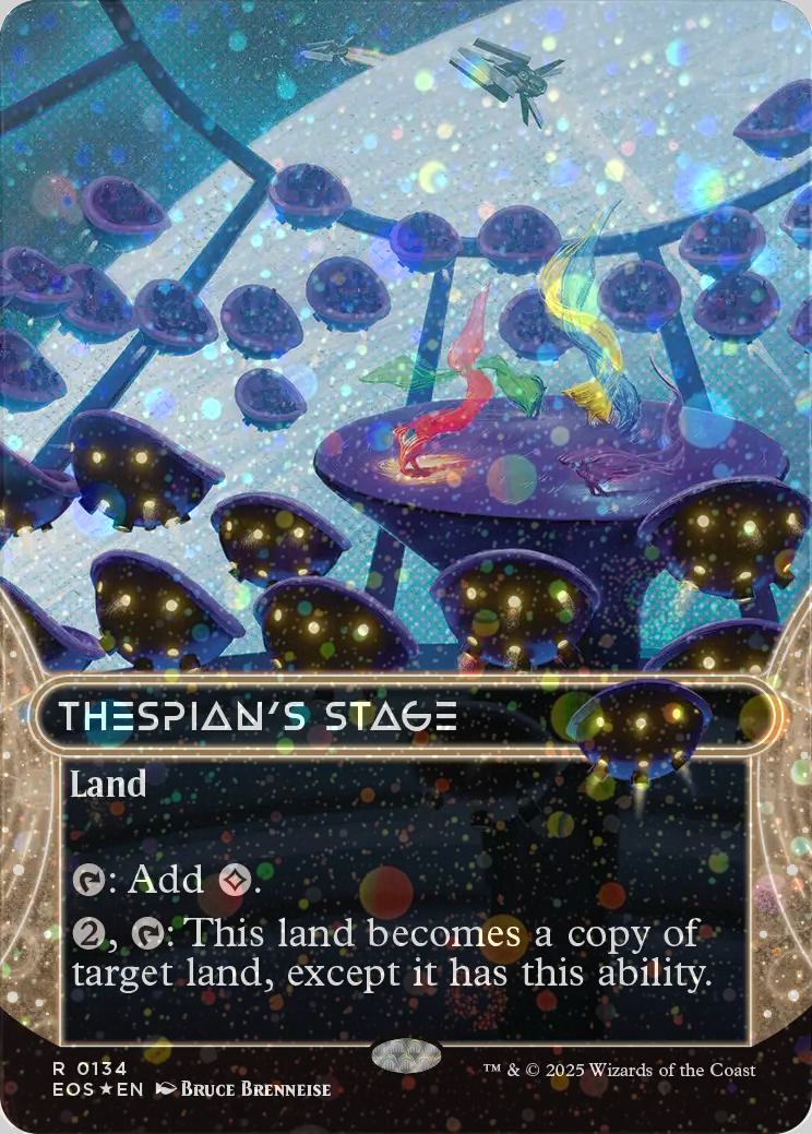 Thespian's Stage [134] [Borderless] [Edge of Eternities: Stellar Sights] [Galaxy Foil]
