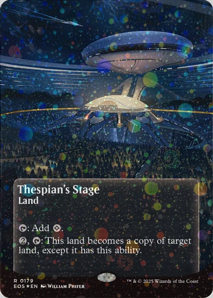 Thespian's Stage [179] [Borderless] [Poster] [Edge of Eternities: Stellar Sights] [Galaxy Foil]