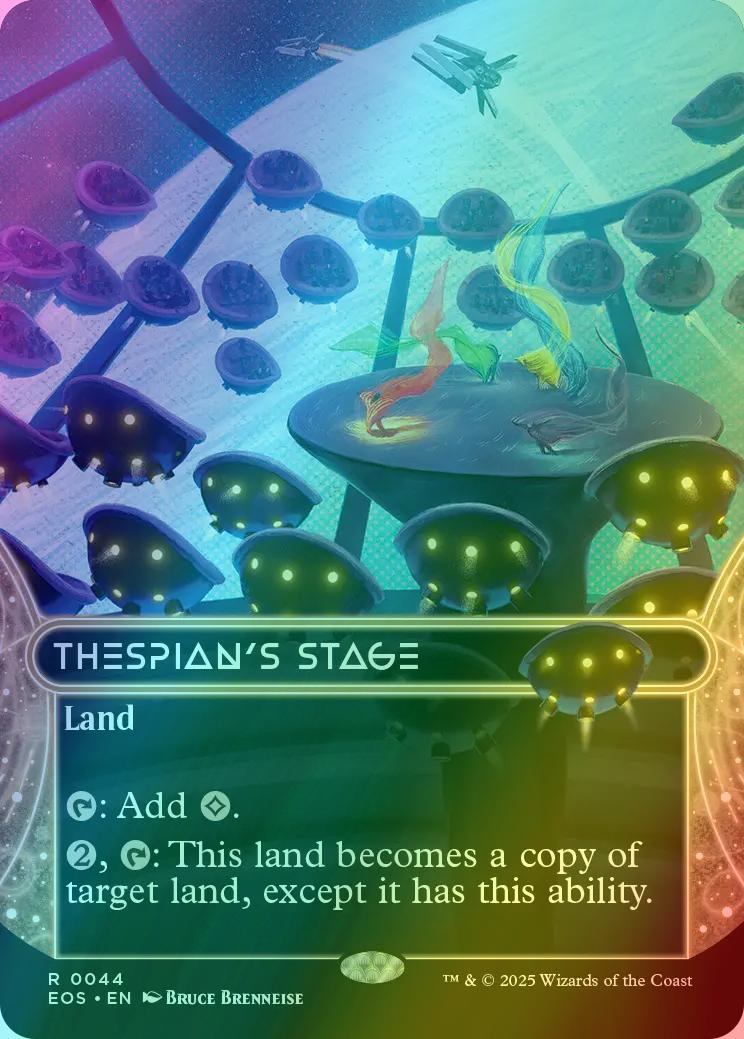 Thespian's Stage [44] [Borderless] [Edge of Eternities: Stellar Sights] [Foil]