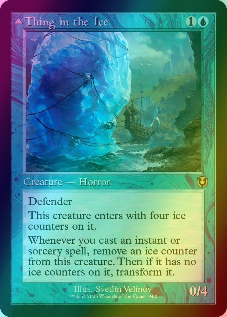 Thing in the Ice // Awoken Horror [460] [Retro Frame] [Innistrad Remastered] [Foil]