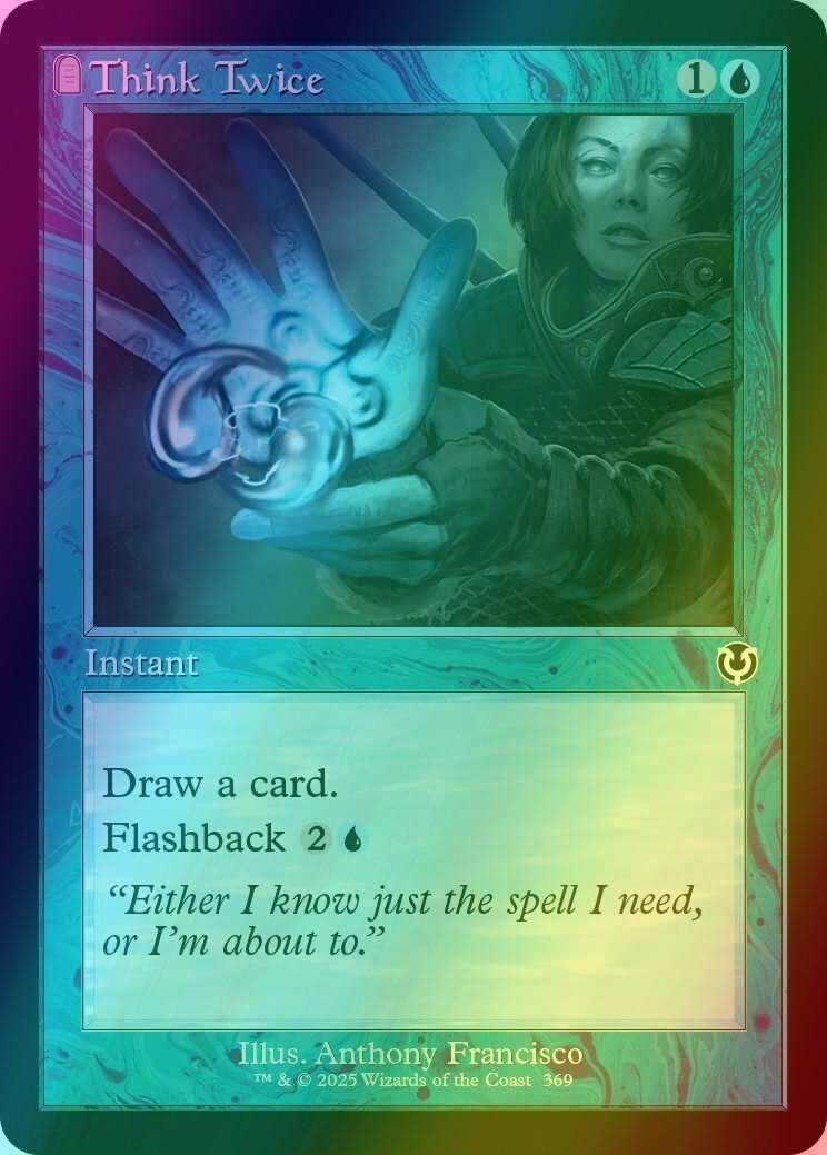 Think Twice [369] [Retro Frame] [Innistrad Remastered] [Foil]