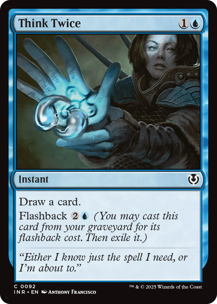 Think Twice [92] [Innistrad Remastered] [Non-Foil]
