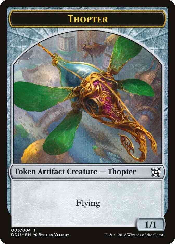 Thopter Token [03] [Duel Decks: Elves vs. Inventors Tokens] [Non-Foil]