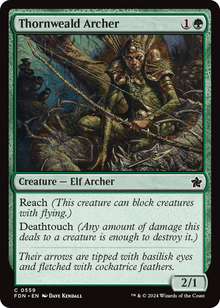 Thornweald Archer [559] [Foundations] [Non-Foil]