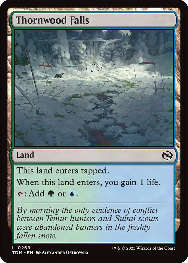 Thornwood Falls [269] [Tarkir: Dragonstorm] [Non-Foil]