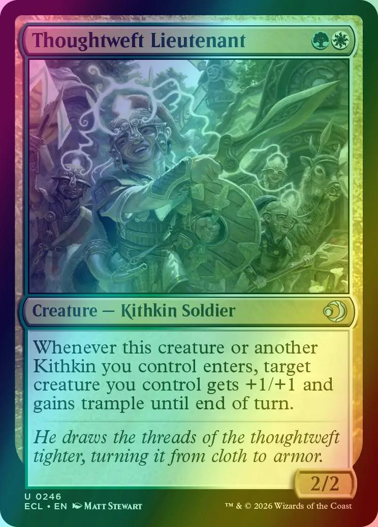 Thoughtweft Lieutenant [246] [Lorwyn Eclipsed] [Foil]