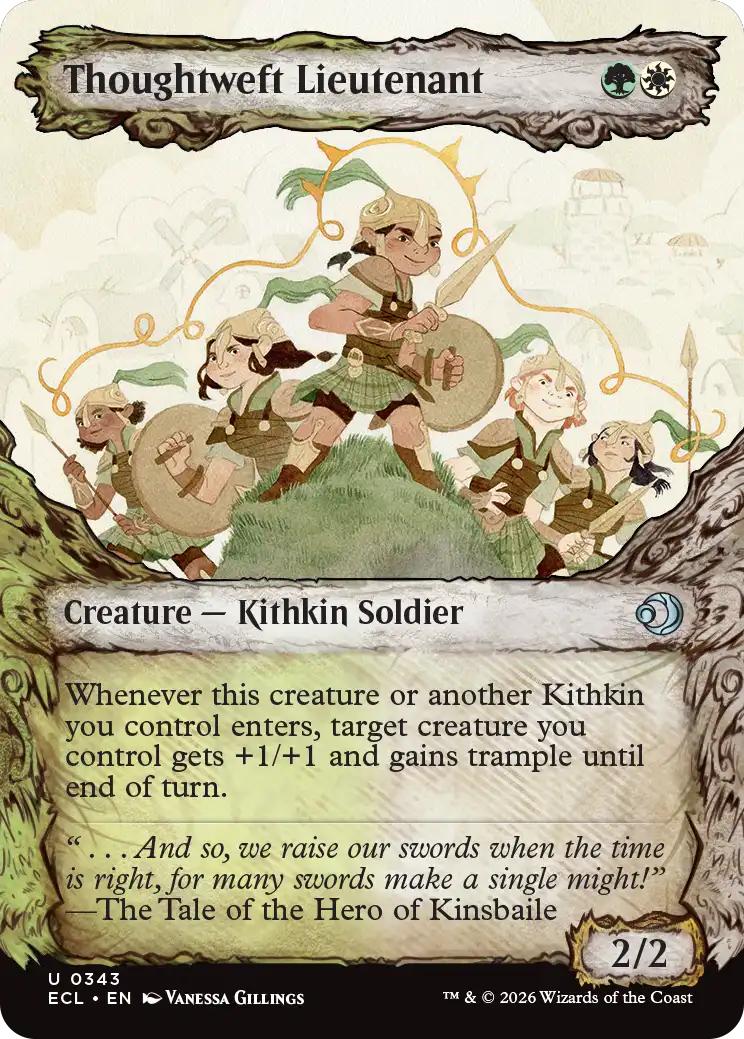 Thoughtweft Lieutenant [343] [Fable Frame] [Lorwyn Eclipsed] [Non-Foil]