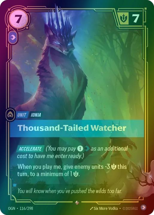 Thousand-Tailed Watcher - 116/298 [Origins] [Foil]