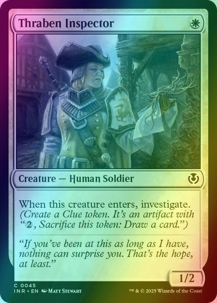 Thraben Inspector [45] [Innistrad Remastered] [Foil]