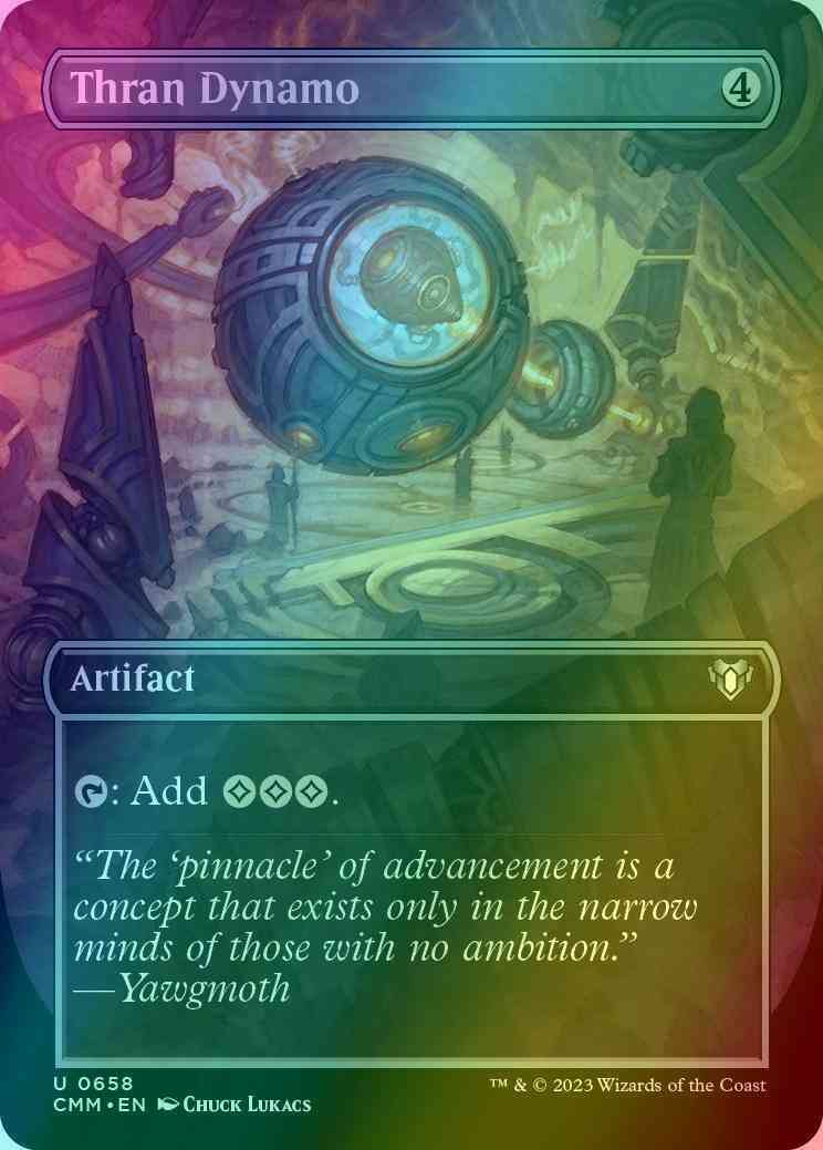 Thran Dynamo [658] [Borderless] [Commander Masters] [Foil]