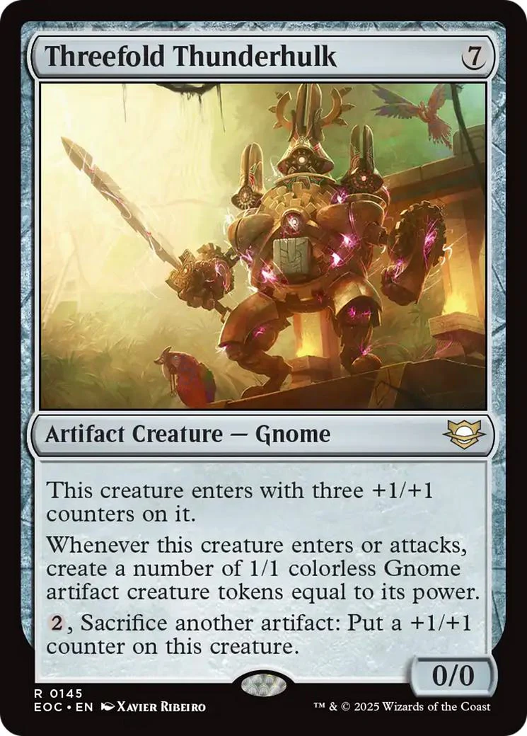 Threefold Thunderhulk [145] [Edge of Eternities: Commander] [Non-Foil]