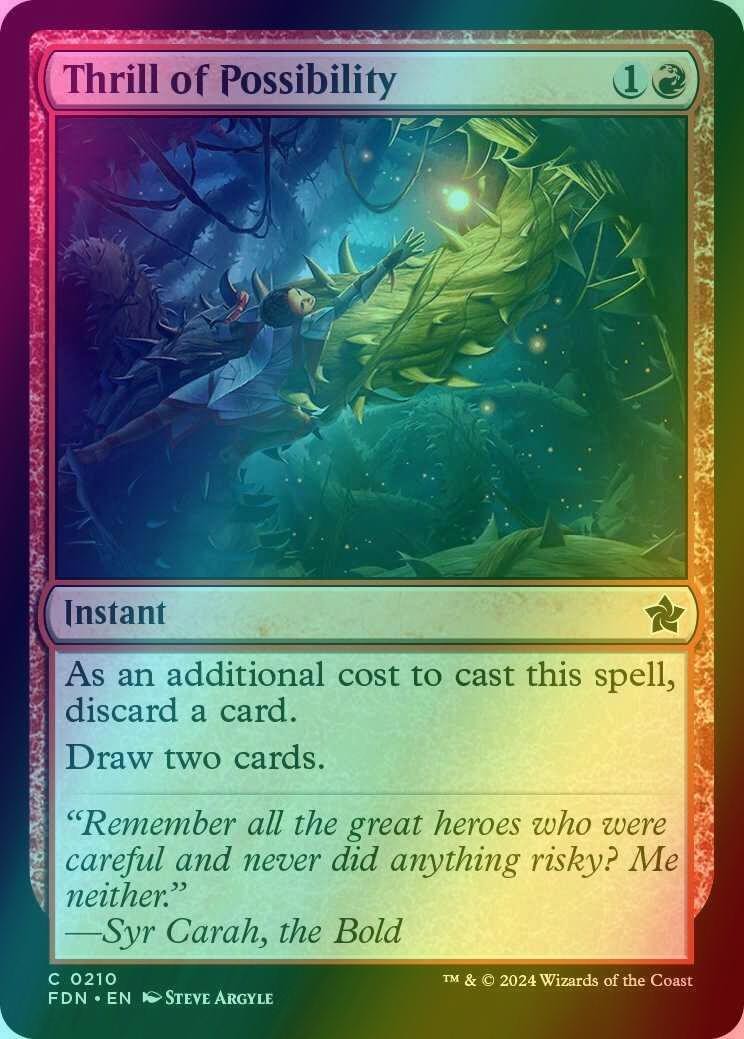 Thrill of Possibility [210] [Foundations] [Foil]