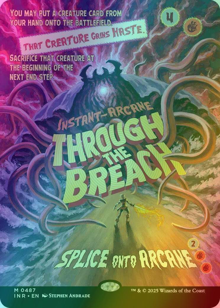 Through the Breach [487] [Borderless] [Poster] [Innistrad Remastered] [Foil]