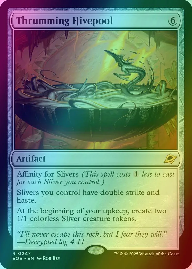 Thrumming Hivepool [247] [Edge of Eternities] [Foil]