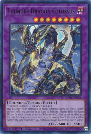 Thunder Dragon Colossus - RA03-EN036 - Ultra Rare - 1st Edition