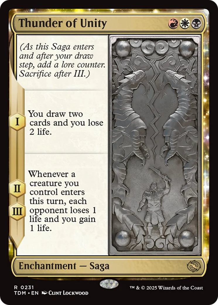 Thunder of Unity [231] [Tarkir: Dragonstorm] [Non-Foil]