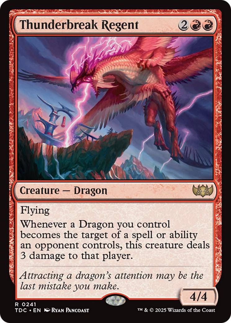 Thunderbreak Regent [241] [Tarkir: Dragonstorm: Commander] [Non-Foil]