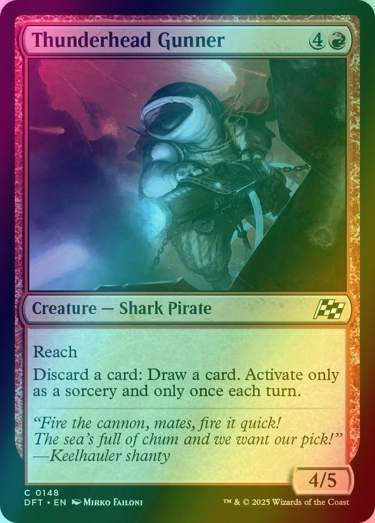 Thunderhead Gunner [148] [Aetherdrift] [Foil]