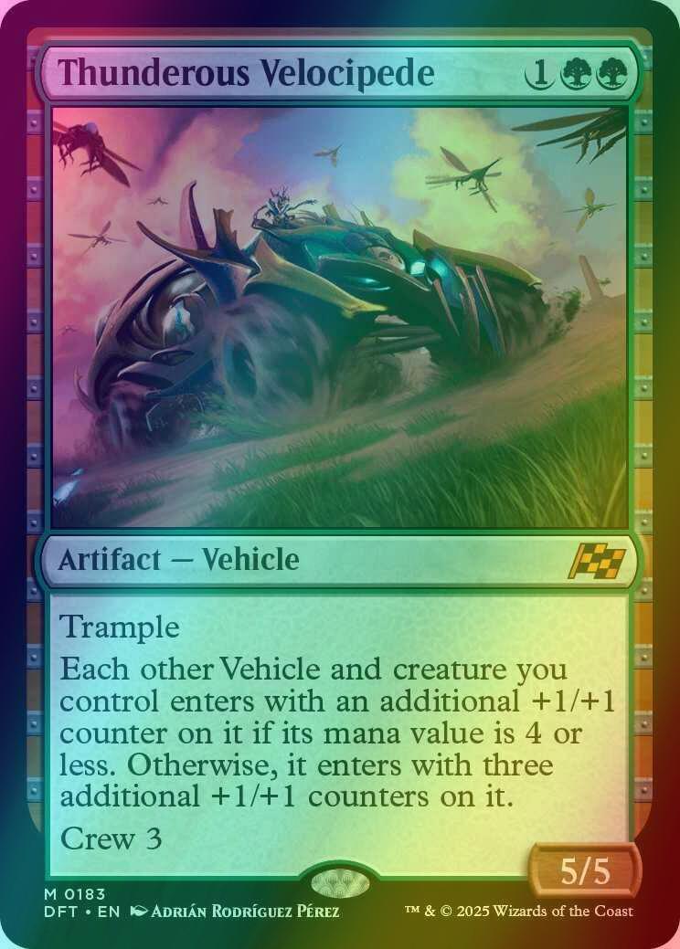 Thunderous Velocipede [183] [Aetherdrift] [Foil]