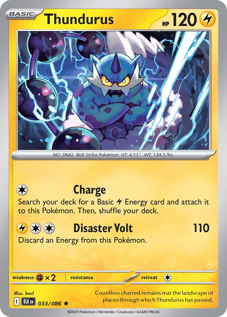 Thundurus - 033/086 - Rare [sv105b-033] [Holo]