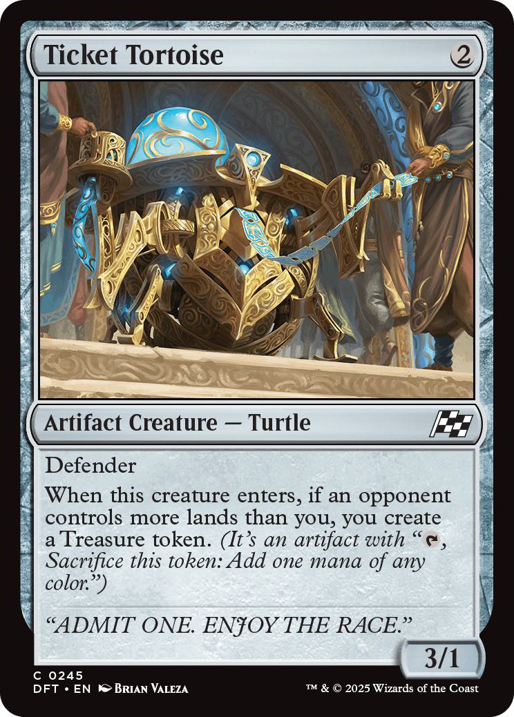 Ticket Tortoise [245] [Aetherdrift] [Non-Foil]
