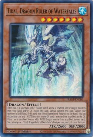 Tidal, Dragon Ruler of Waterfalls - RA03-EN009 - Ultra Rare - 1st Edition